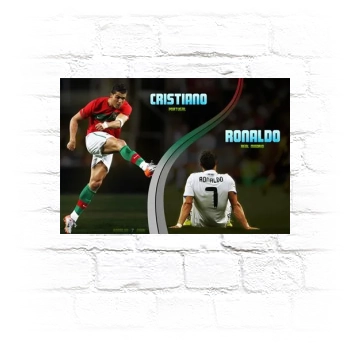 Cristiano Ronaldo Metal Wall Art