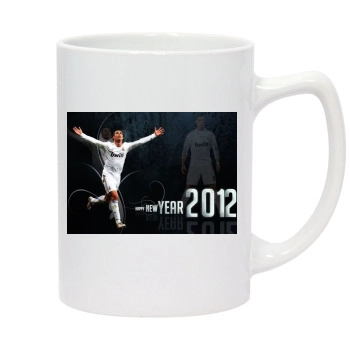 Cristiano Ronaldo 14oz White Statesman Mug