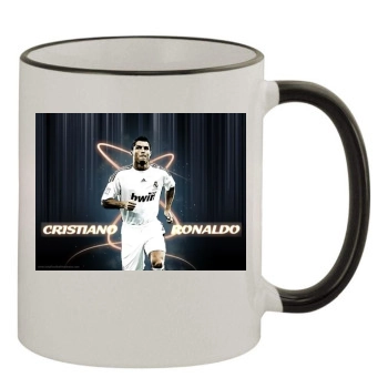 Cristiano Ronaldo 11oz Colored Rim & Handle Mug