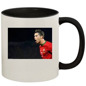 Cristiano Ronaldo 11oz Colored Inner & Handle Mug