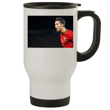 Cristiano Ronaldo Stainless Steel Travel Mug