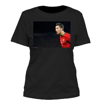 Cristiano Ronaldo Women's Cut T-Shirt