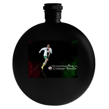 Cristiano Ronaldo Round Flask