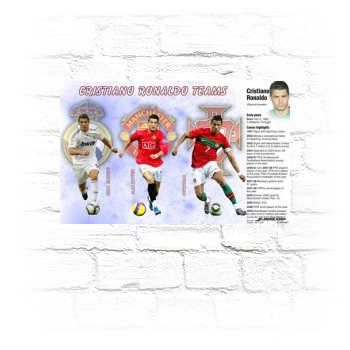 Cristiano Ronaldo Metal Wall Art