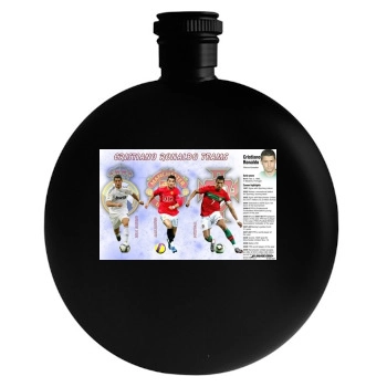 Cristiano Ronaldo Round Flask