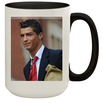 Cristiano Ronaldo 15oz Colored Inner & Handle Mug