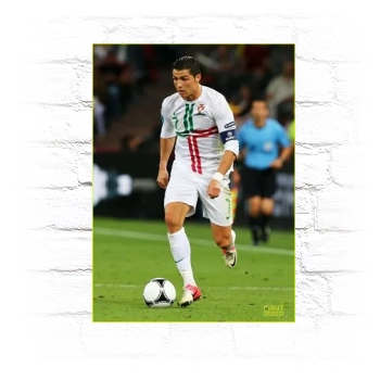 Cristiano Ronaldo Metal Wall Art