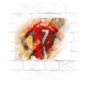 Cristiano Ronaldo Metal Wall Art