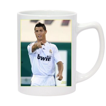 Cristiano Ronaldo 14oz White Statesman Mug