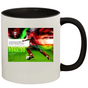 Cristiano Ronaldo 11oz Colored Inner & Handle Mug