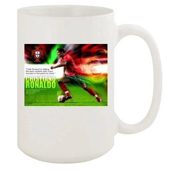 Cristiano Ronaldo 15oz White Mug