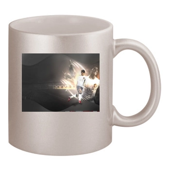 Cristiano Ronaldo 11oz Metallic Silver Mug