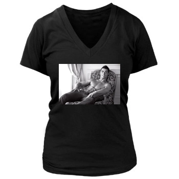 Cristiano Ronaldo Women's Deep V-Neck TShirt