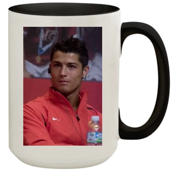 Cristiano Ronaldo 15oz Colored Inner & Handle Mug