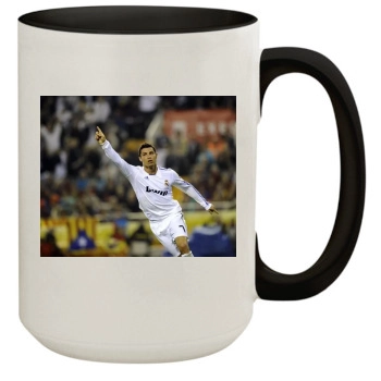 Cristiano Ronaldo 15oz Colored Inner & Handle Mug