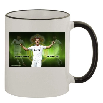 Cristiano Ronaldo 11oz Colored Rim & Handle Mug