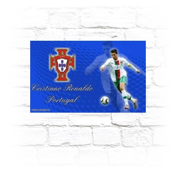 Cristiano Ronaldo Metal Wall Art