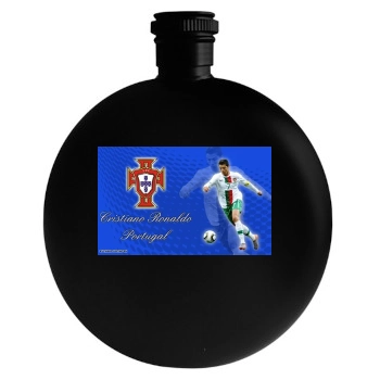 Cristiano Ronaldo Round Flask