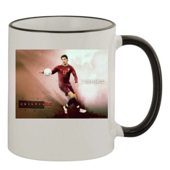 Cristiano Ronaldo 11oz Colored Rim & Handle Mug