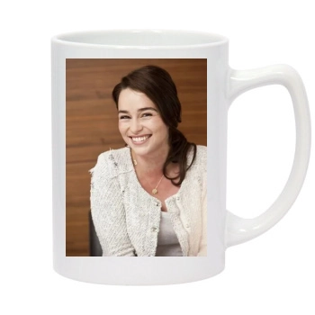 Emilia Clarke 14oz White Statesman Mug