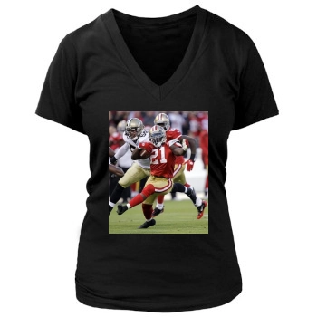 Frank Gore Women's Deep V-Neck TShirt