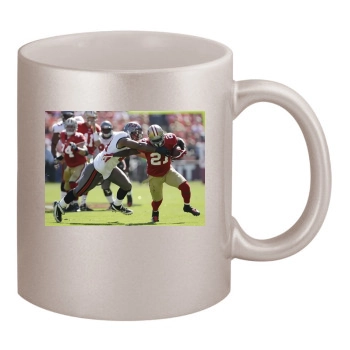 Frank Gore 11oz Metallic Silver Mug