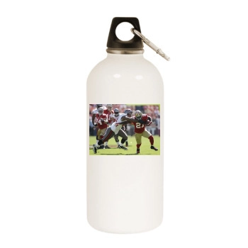 Frank Gore White Water Bottle With Carabiner