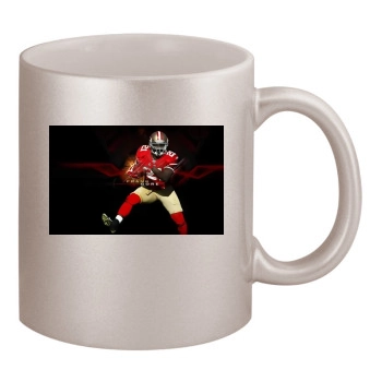 Frank Gore 11oz Metallic Silver Mug