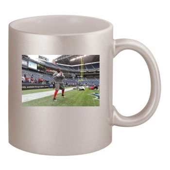 Frank Gore 11oz Metallic Silver Mug