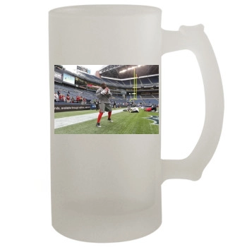 Frank Gore 16oz Frosted Beer Stein