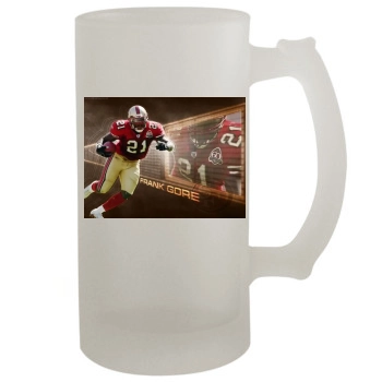 Frank Gore 16oz Frosted Beer Stein