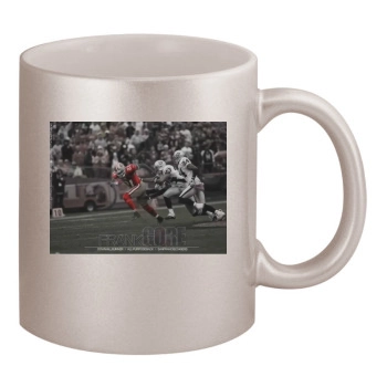 Frank Gore 11oz Metallic Silver Mug