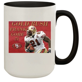 Frank Gore 15oz Colored Inner & Handle Mug