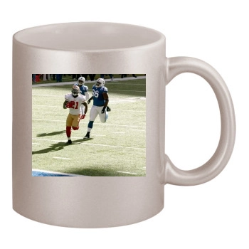 Frank Gore 11oz Metallic Silver Mug