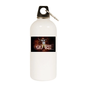 Frank Gore White Water Bottle With Carabiner