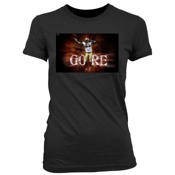 Frank Gore Women's Junior Cut Crewneck T-Shirt