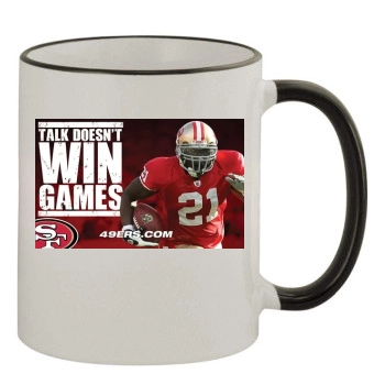 Frank Gore 11oz Colored Rim & Handle Mug