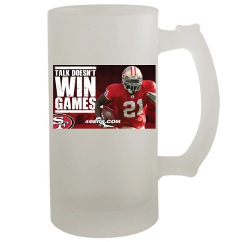 Frank Gore 16oz Frosted Beer Stein