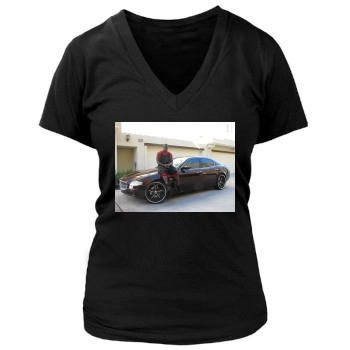 Frank Gore Women's Deep V-Neck TShirt