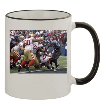 Frank Gore 11oz Colored Rim & Handle Mug