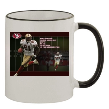 Frank Gore 11oz Colored Rim & Handle Mug