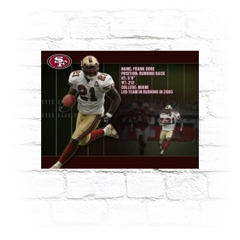 Frank Gore Metal Wall Art