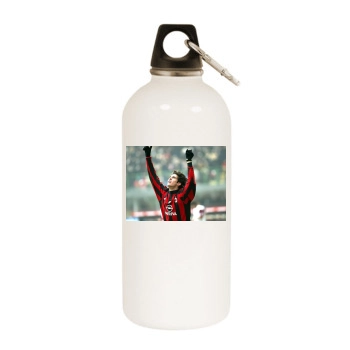 Kaka White Water Bottle With Carabiner