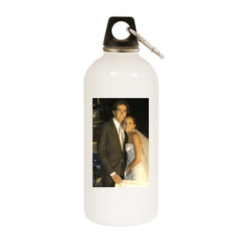 Kaka White Water Bottle With Carabiner