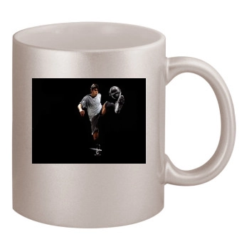 Kaka 11oz Metallic Silver Mug