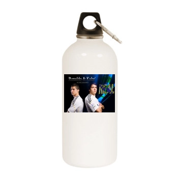 Kaka White Water Bottle With Carabiner