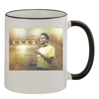 Kaka 11oz Colored Rim & Handle Mug