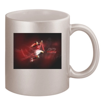 Kaka 11oz Metallic Silver Mug