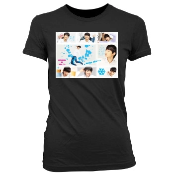 SHINee Women's Junior Cut Crewneck T-Shirt