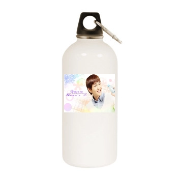 SHINee White Water Bottle With Carabiner